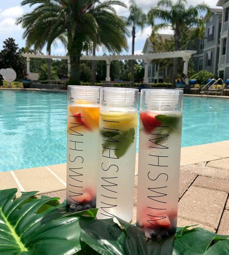 IMHSWIM Logo Water Bottle